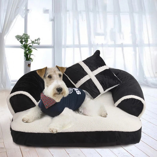 Classic Soft Warm Sleeping Dog Bed - Pet Friendly Supplies