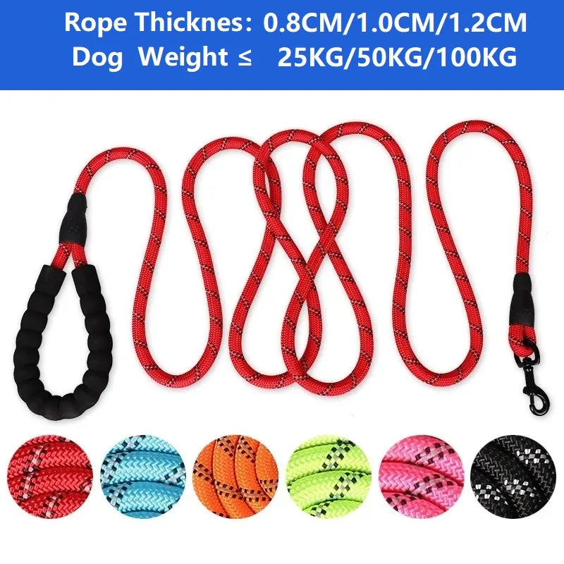 Strong Reflective Leashes for Dogs Pet Friendly Supplies