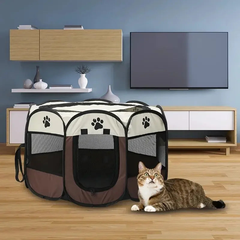 Portable Foldable Pet Kennel Pet Friendly Supplies
