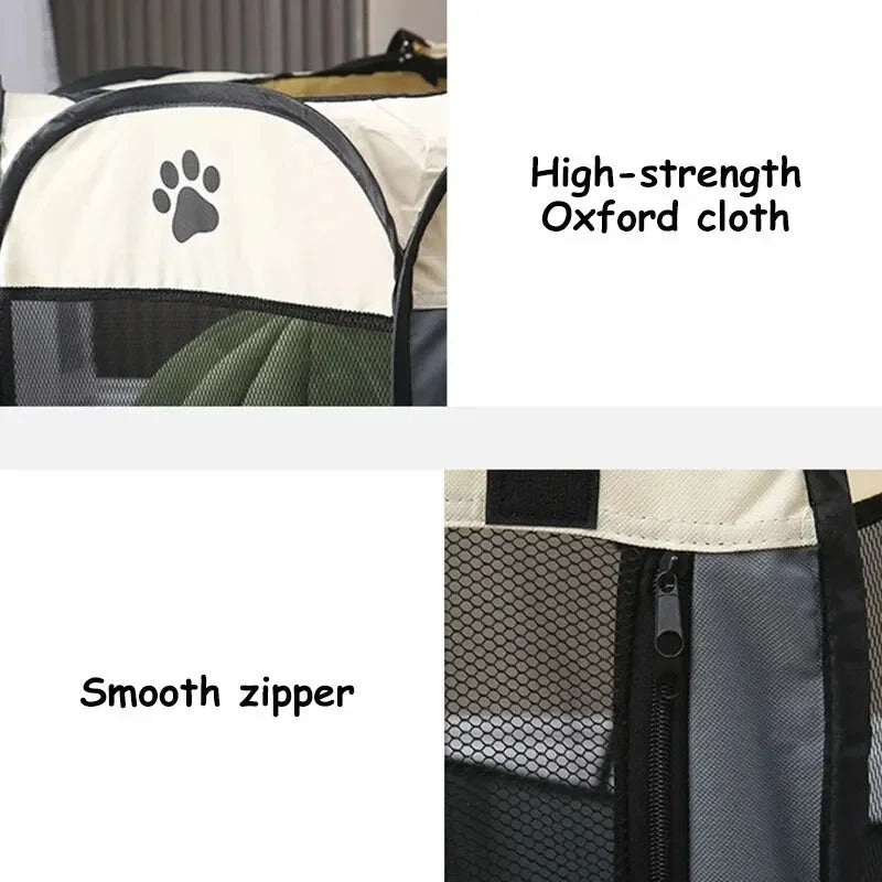 Portable Foldable Pet Kennel Pet Friendly Supplies
