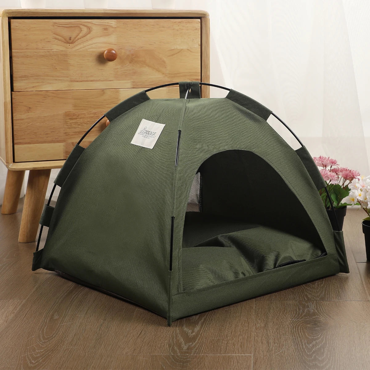 Clamshell Kitten Tents Bed Pet Friendly Supplies