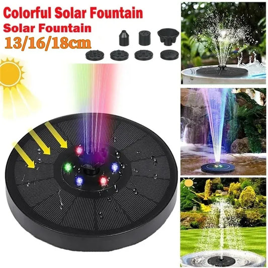 Beautiful Solar LED Fountain - Pet Friendly Supplies