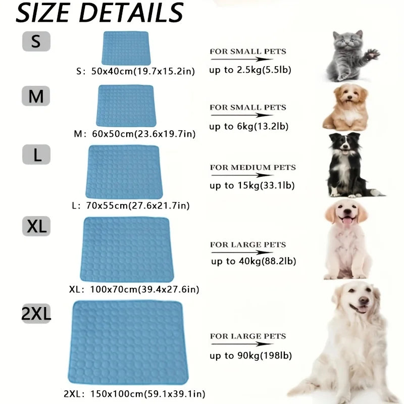 Summer Cooling Dog Mat Pet Friendly Supplies