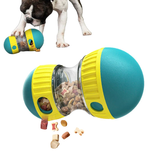 Interactive Food Dispensing Puzzle Tumbler Toy