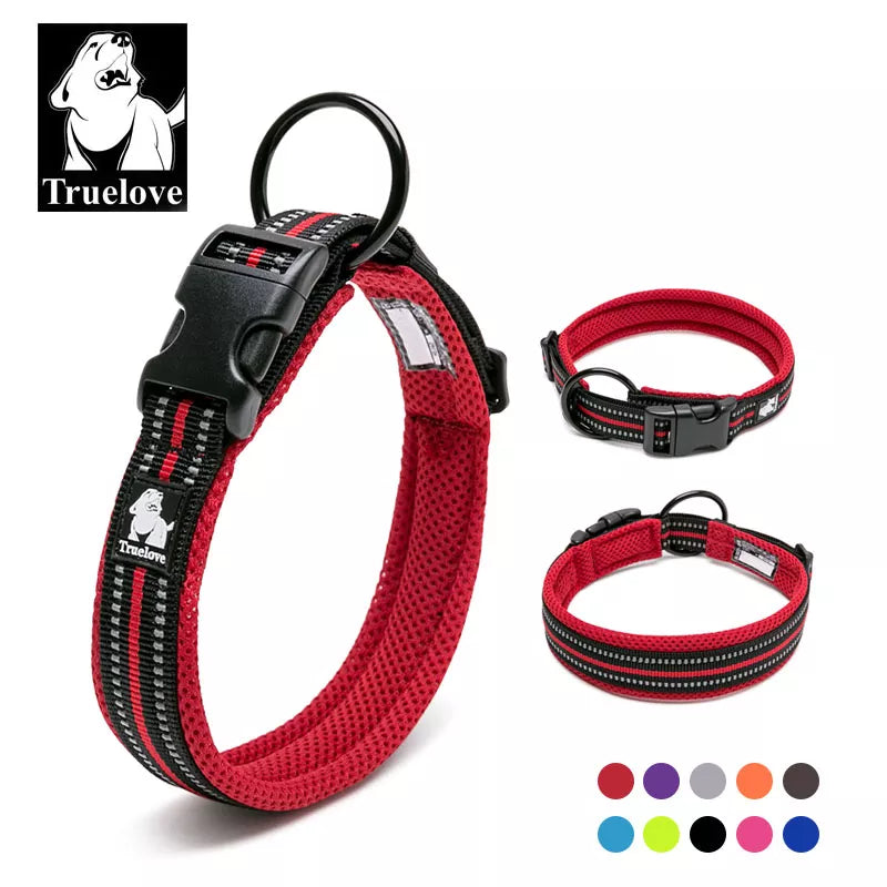 Truelove Reflective Padded Dog Collar - Pet Friendly Supplies