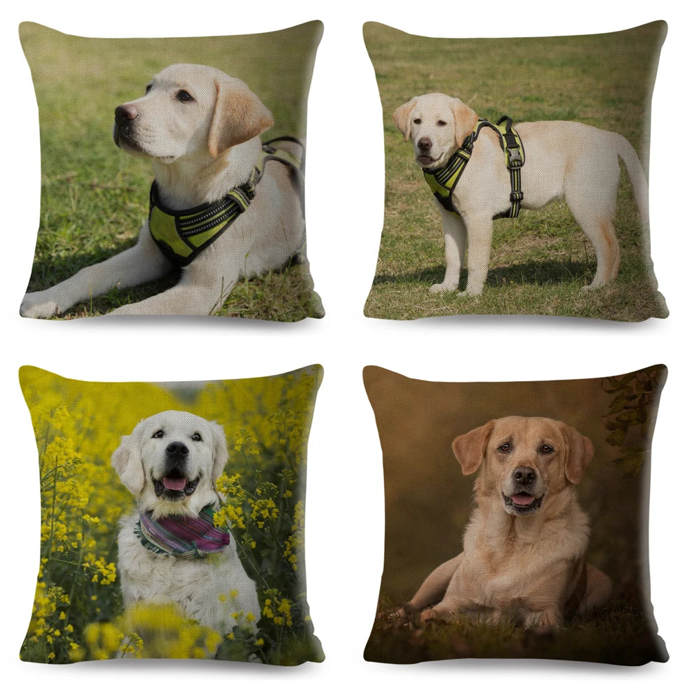 Cute Labrador Pillowcase Pet Friendly Supplies