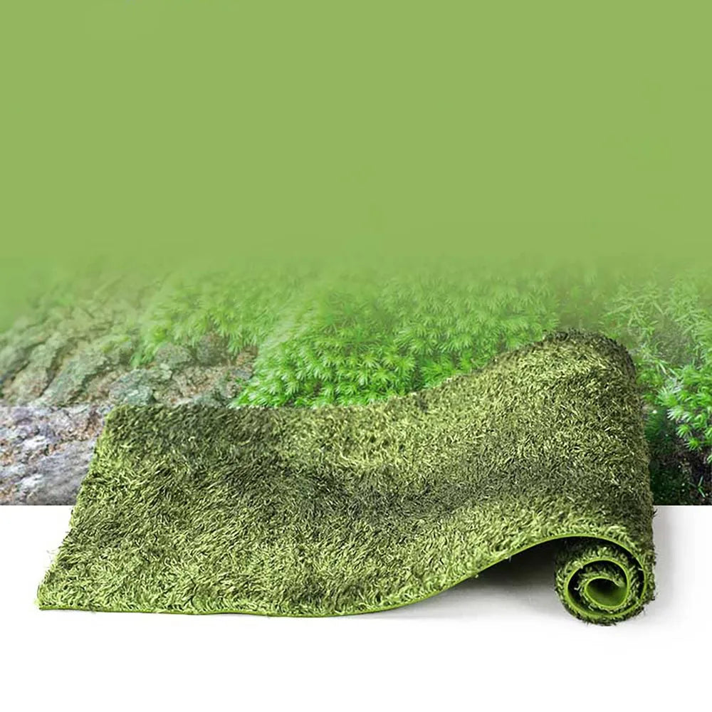 Thick Double Layer Reptile Moss Carpet Moisturizing Fake Lawn Pet Friendly Supplies