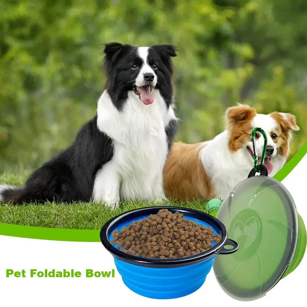 Collapsible Travel Dog Bowls Pet Friendly Supplies