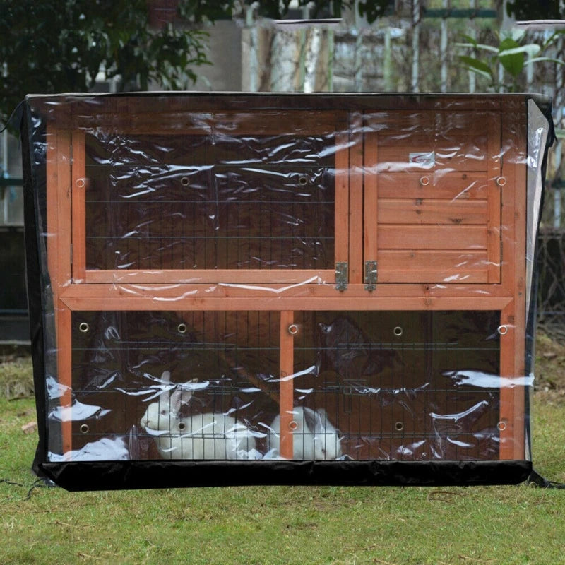 Small Animal Hutch Cover for Winter Outdoor Waterproof Pet Friendly Supplies