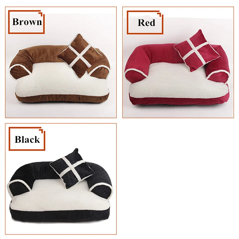 Classic Soft Warm Sleeping Dog Bed - Pet Friendly Supplies