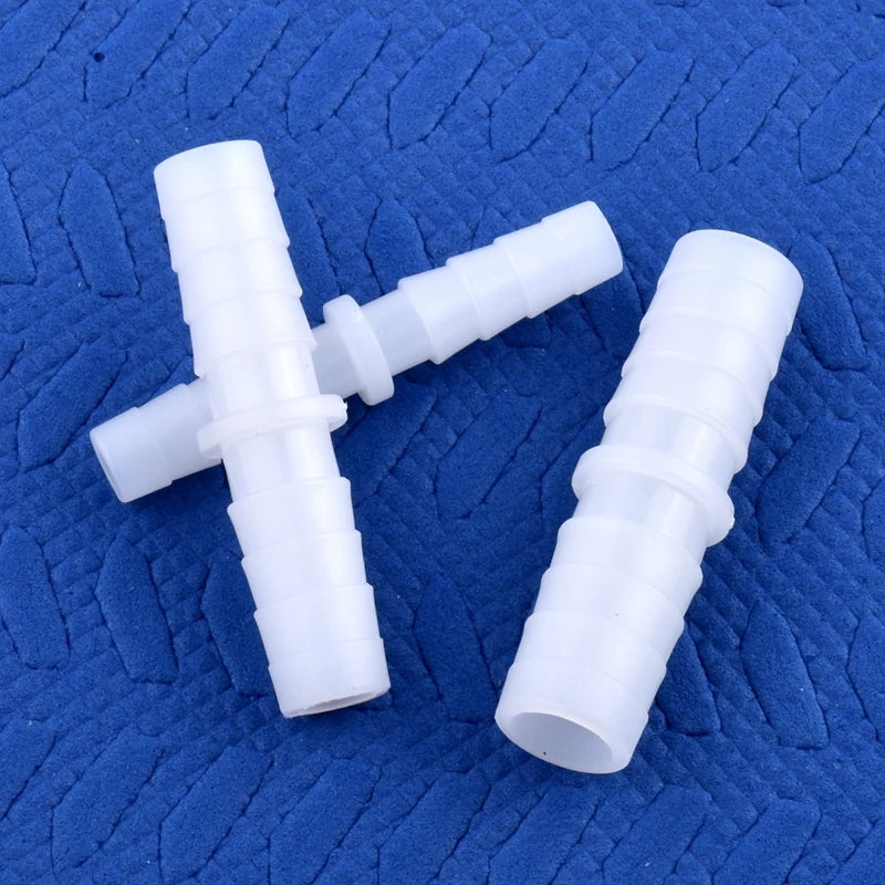 5~200pcs 4~14mm Food Grade Plastic Equal Dia Direct Connectors Aquarium Fish Tank Air Pump Hose Pagoda Joint Water Pipe Fittings Pet Friendly Supplies