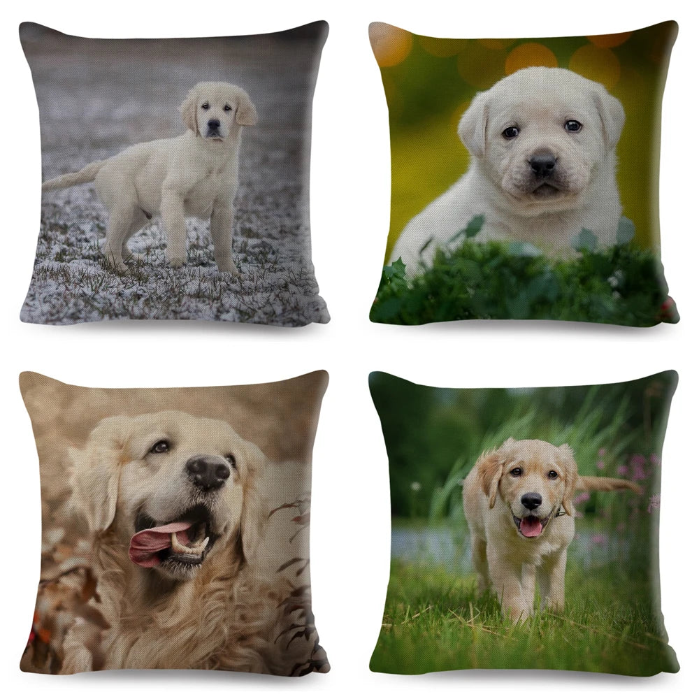 Cute Labrador Pillowcase Pet Friendly Supplies