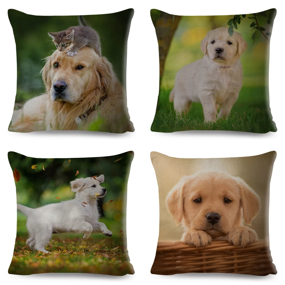 Cute Labrador Pillowcase Pet Friendly Supplies