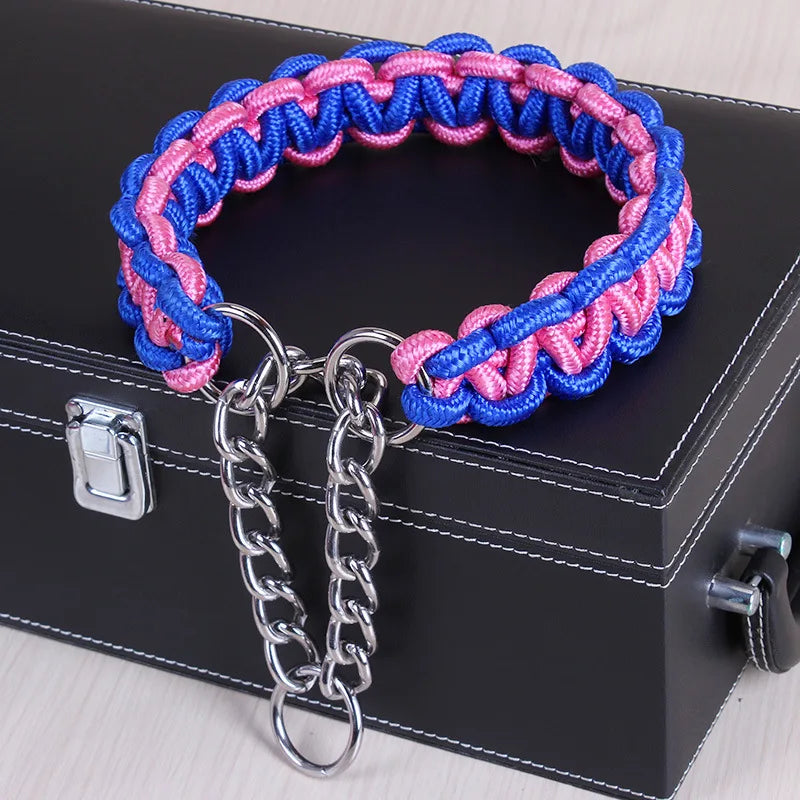 High Quality Color Pinch Chain Collar Pet Friendly Supplies