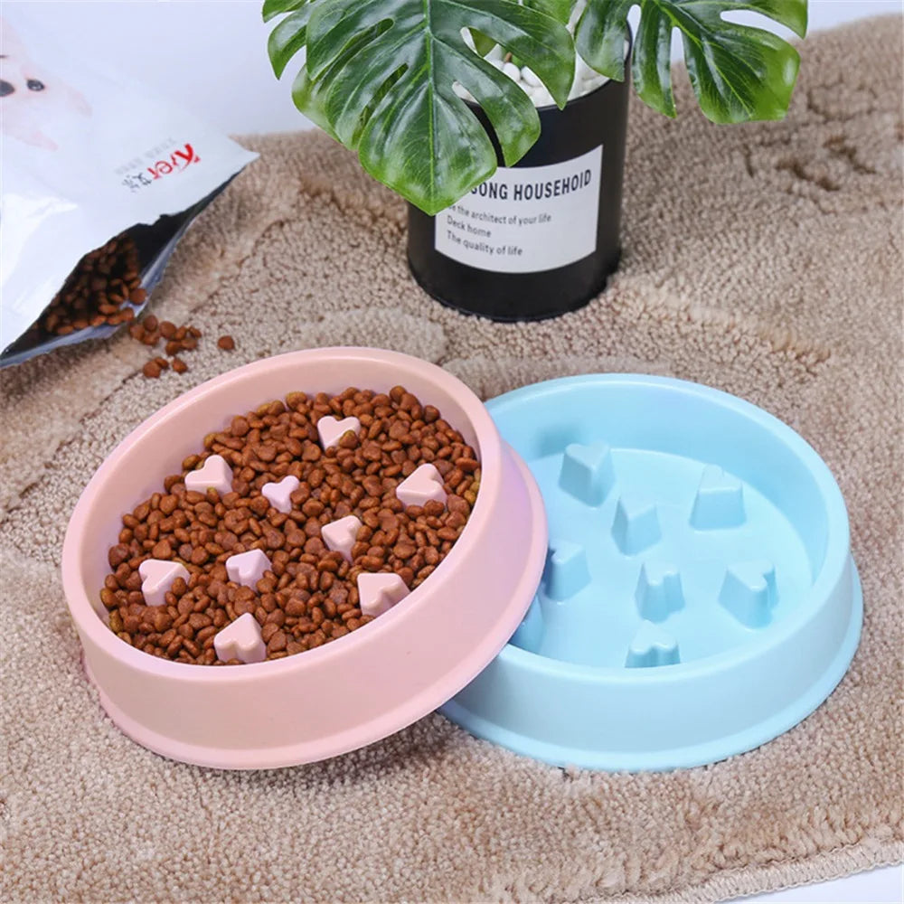 Slow Feeding Anti - Gulp Dog Bowl Pet Friendly Supplies