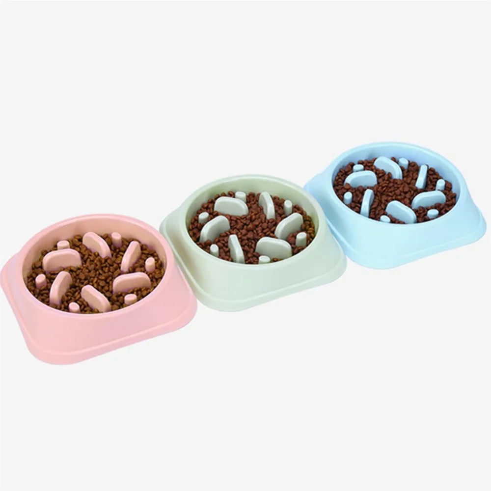 Slow Feeding Anti - Gulp Dog Bowl Pet Friendly Supplies