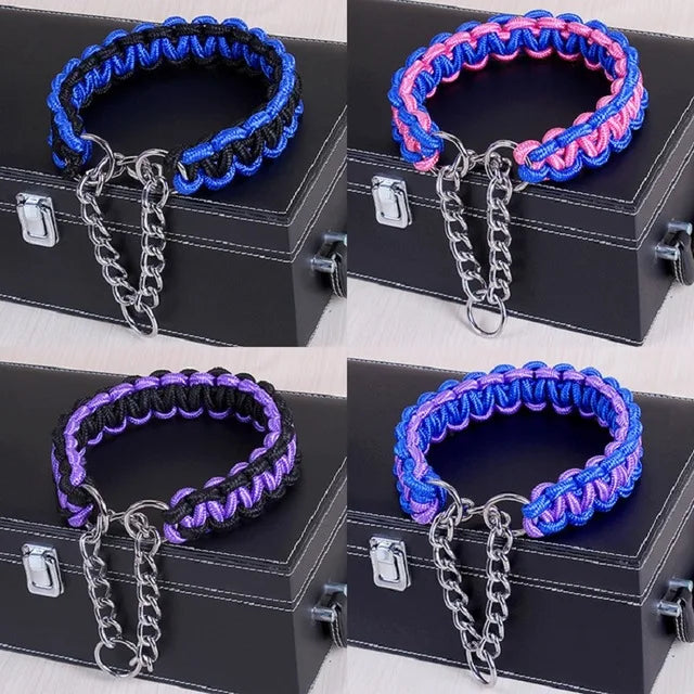 High Quality Color Pinch Chain Collar Pet Friendly Supplies