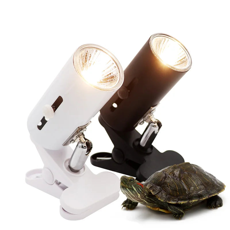 UVA+UVB Pet Reptile Lamp Kit Clip-on Ceramic Light Holder Turtle Basking UV Heating Lamp Set Tortoises Lizard Lighting 220V - Pet Friendly Supplies