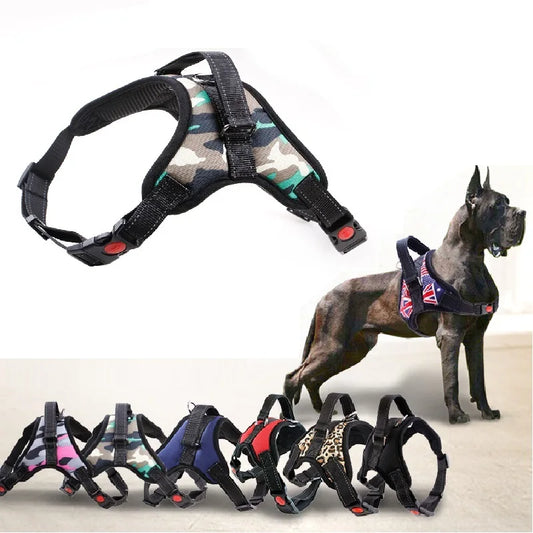 Heavy Duty Padded Dog Harness Pet Friendly Supplies