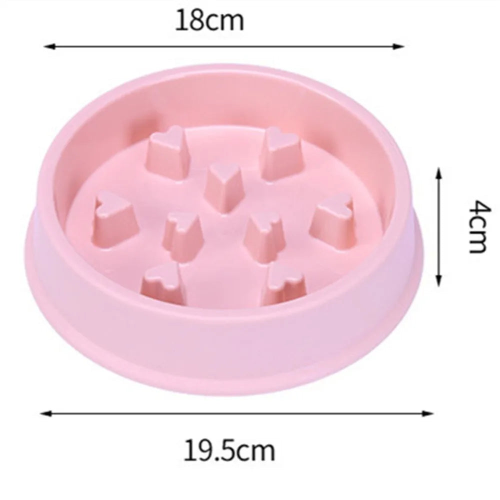 Slow Feeding Anti - Gulp Dog Bowl Pet Friendly Supplies