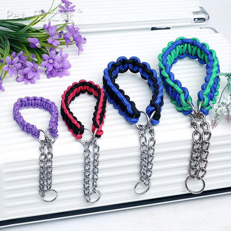 High Quality Color Pinch Chain Collar Pet Friendly Supplies