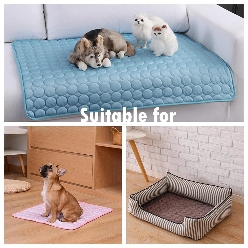 Dog Mat Cooling Summer Pad Pet Friendly Supplies