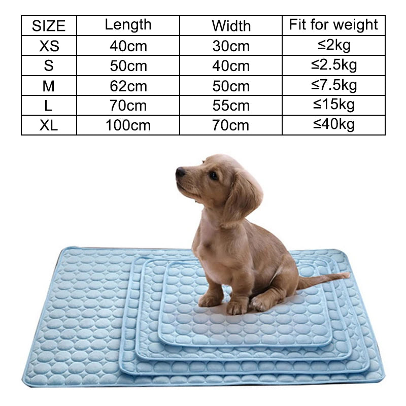 Dog Mat Cooling Summer Pad Pet Friendly Supplies