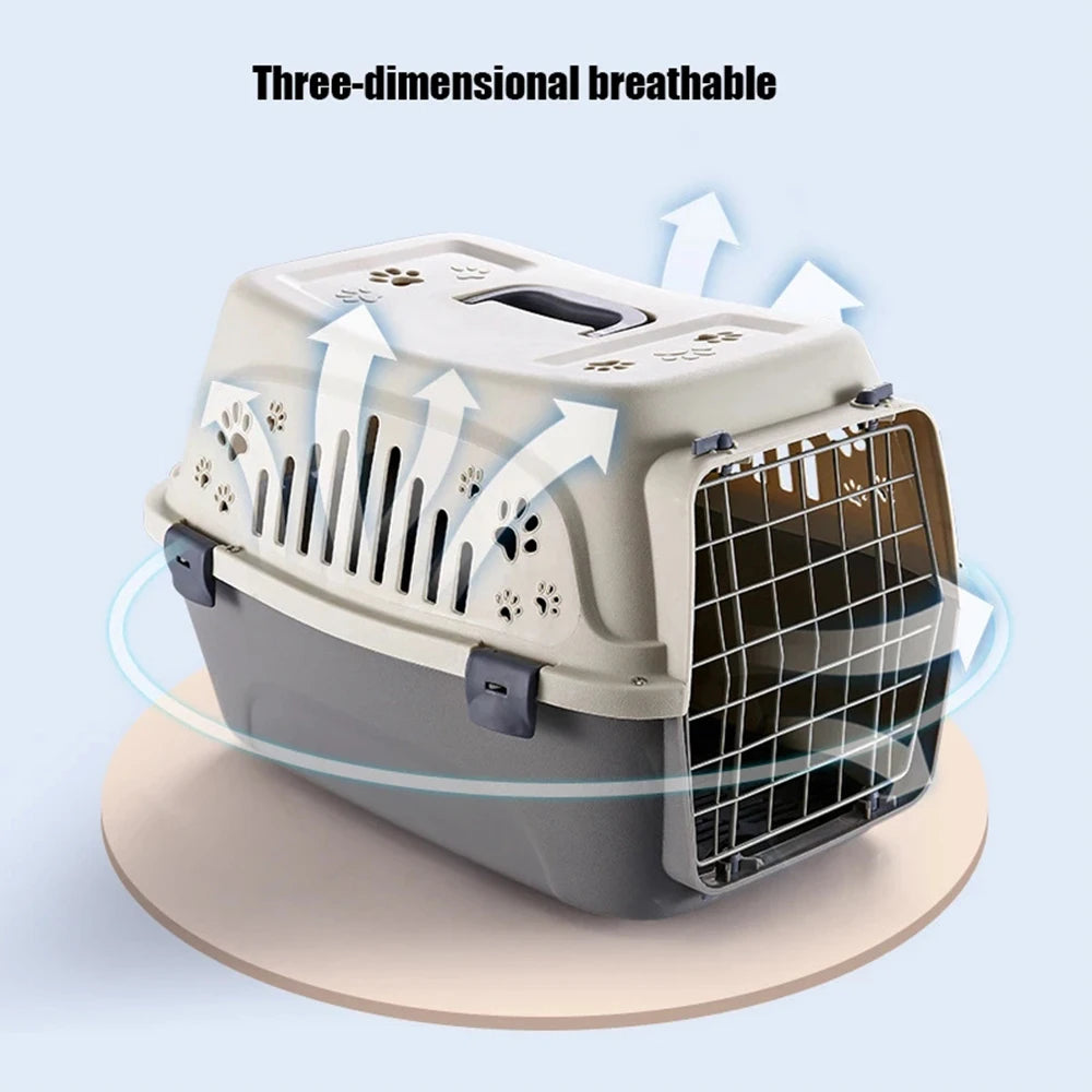 Breathable Travel Cat Carrier Box Pet Friendly Supplies