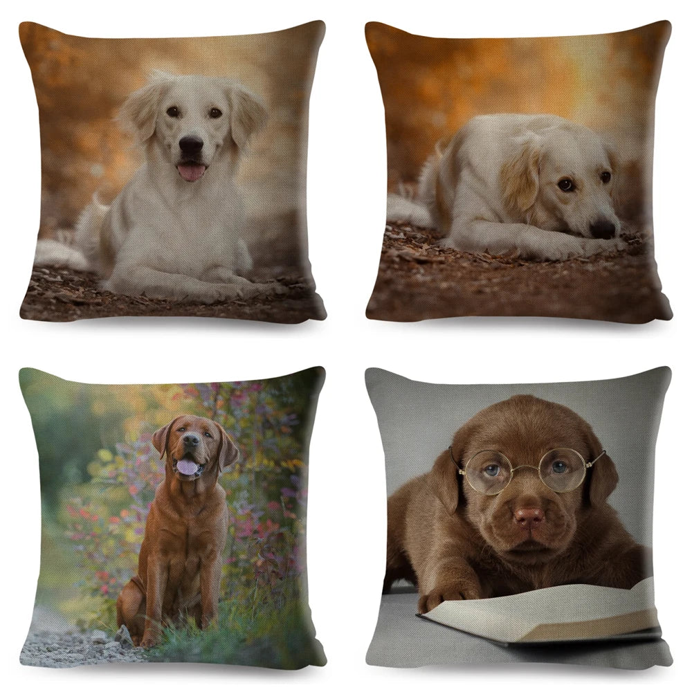 Cute Labrador Pillowcase Pet Friendly Supplies