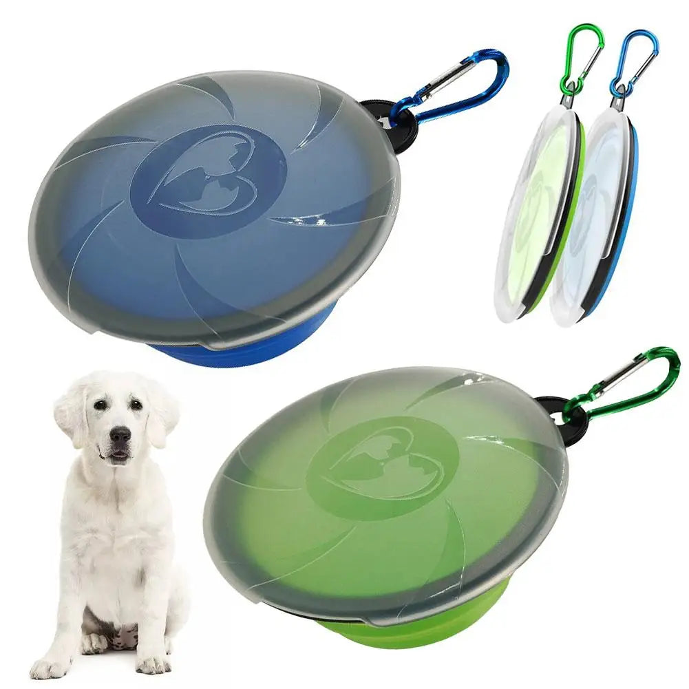 Collapsible Travel Dog Bowls Pet Friendly Supplies