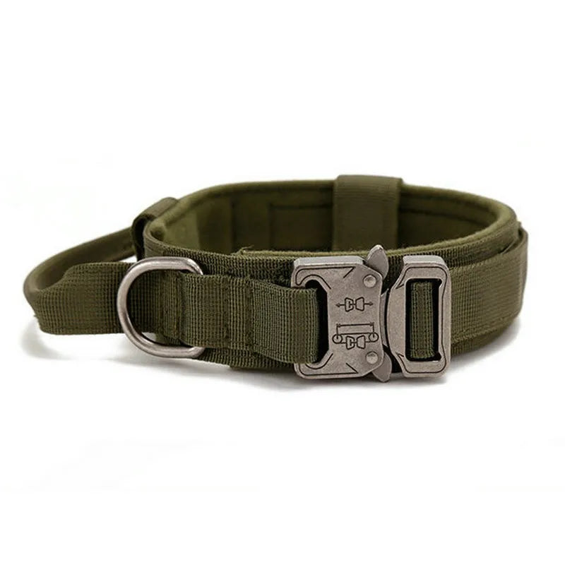 Military Tactical Dog Collar Pet Friendly Supplies