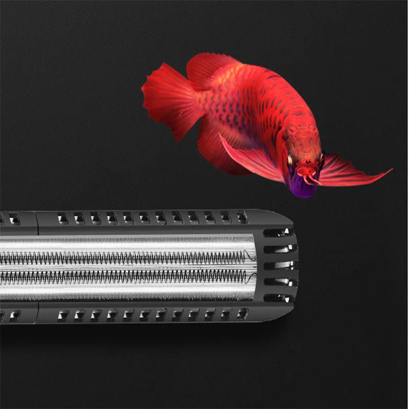 Aquarium Submersible Heater Fish Tank LCD Display Digital Adjustable Water Heating Rod Constant Temperature Control 500W Pet Friendly Supplies