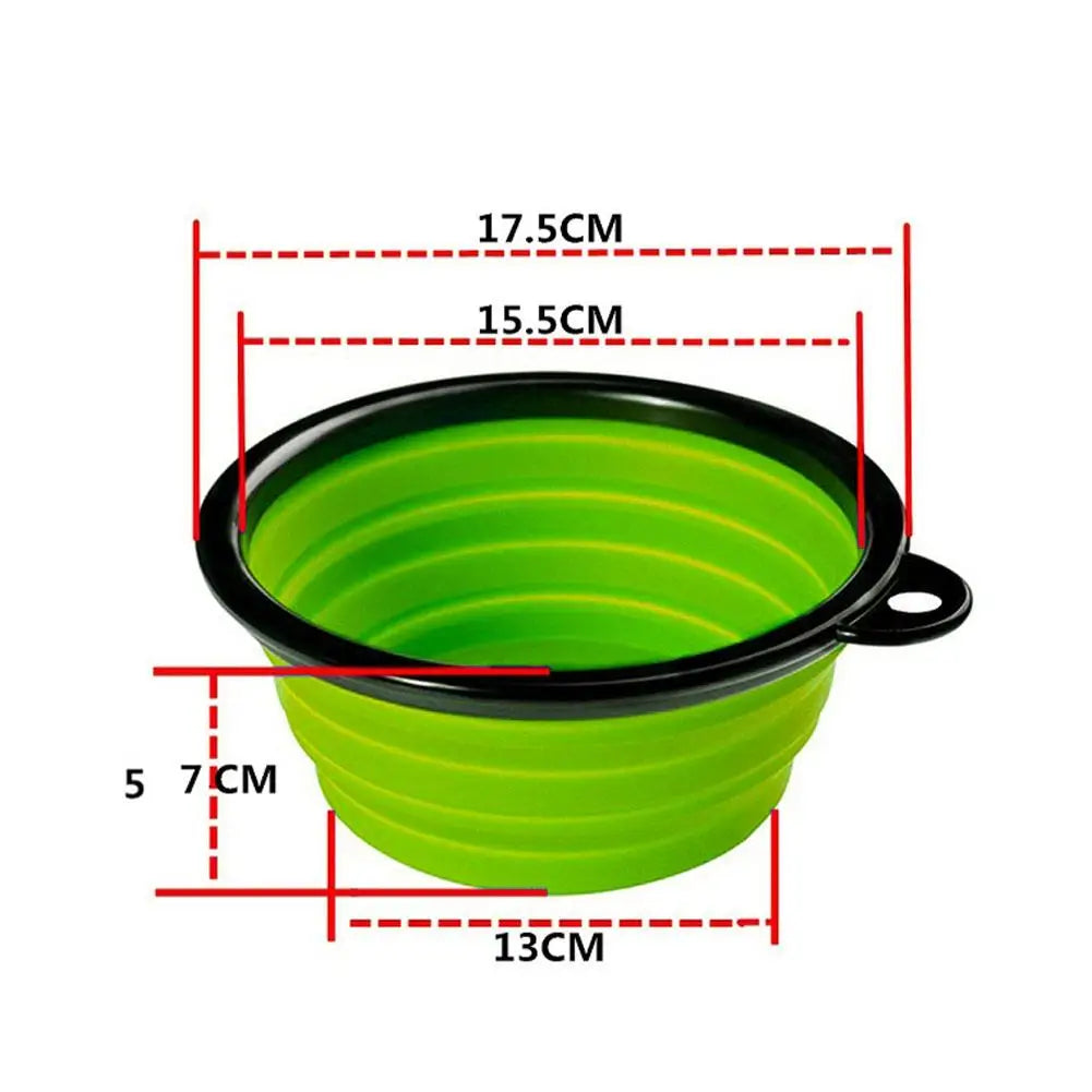 Collapsible Travel Dog Bowls Pet Friendly Supplies