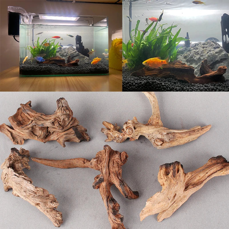 Driftwood Decoration For Reptile/Fish Tank Pet Friendly Supplies