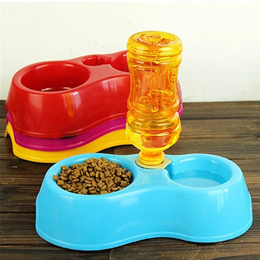 Dual Port Dog Automatic Water Dispenser Feeder Pet Friendly Supplies