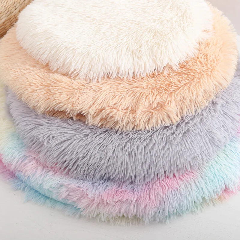 Soft Plush Round Mat Pet Friendly Supplies