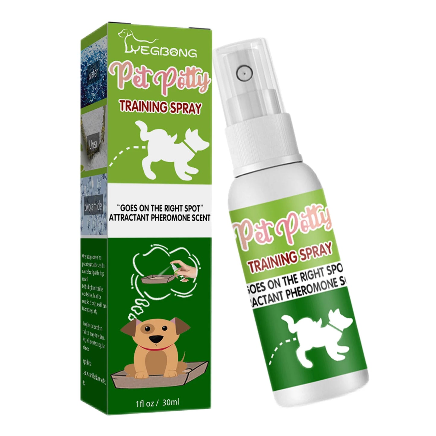 30ml Attractive Scent Toilet Training Spray Pet Friendly Supplies