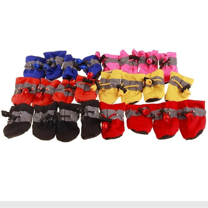 Waterproof Anti Slip Pet Rain Boots Pet Friendly Supplies