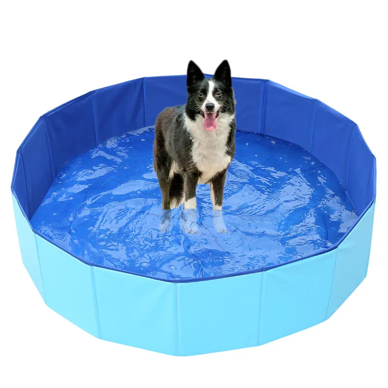 Foldable Dog Swimming Pool Pet Friendly Supplies