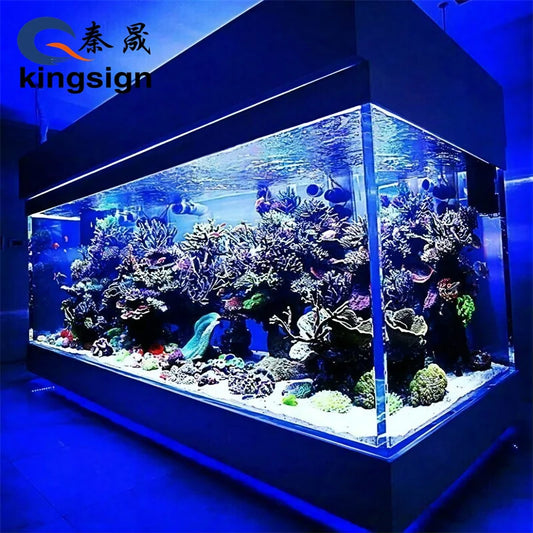 Stunning Huge Glass Tank Aquarium High Quality Acrylic Glass Tank