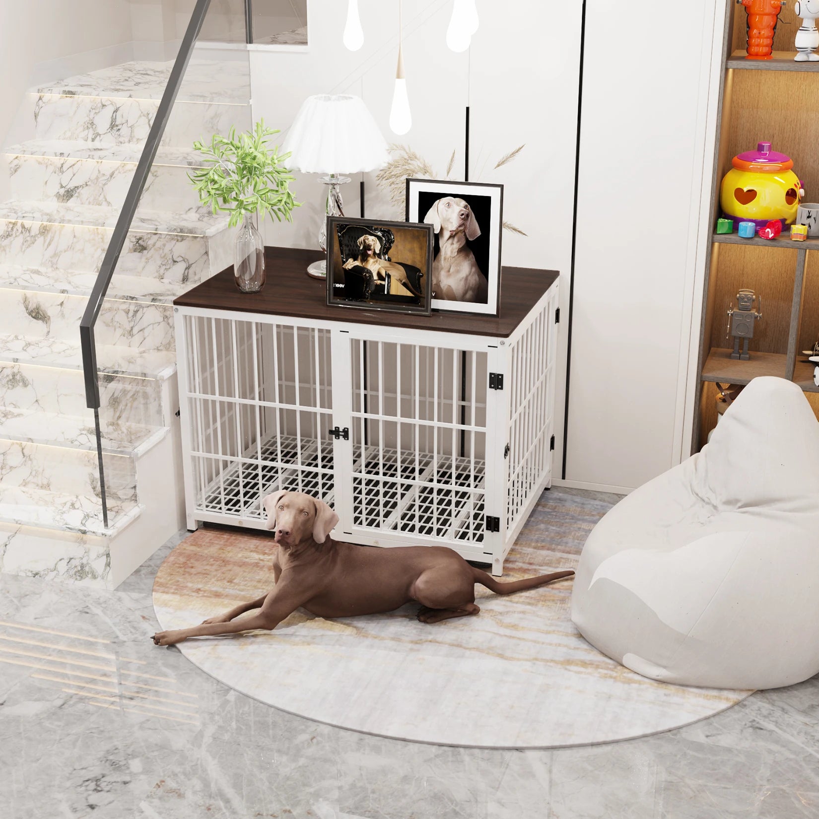 Dog Crate Furniture Pet Friendly Supplies