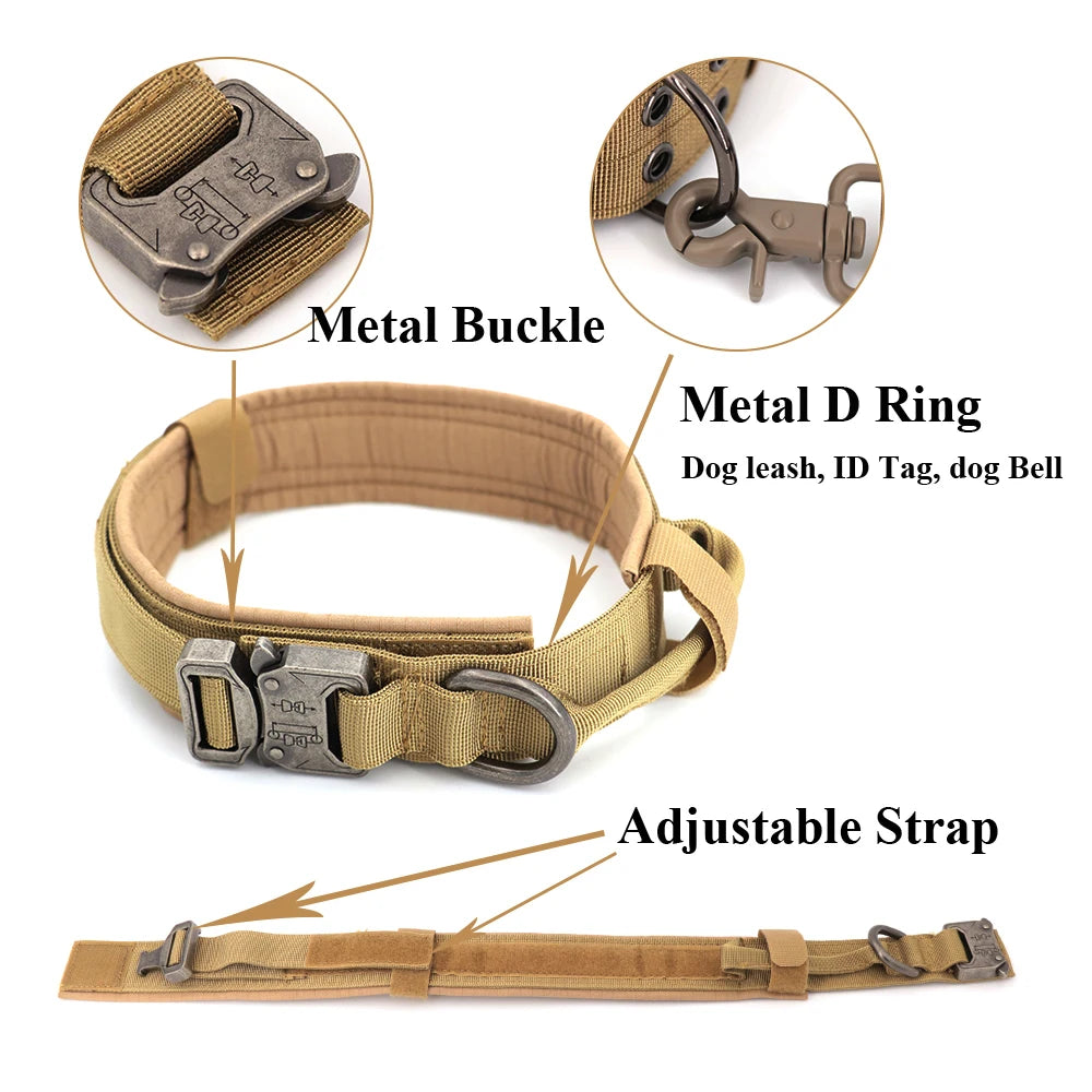 Military Training Dog Harness And Leash Set Pet Friendly Supplies