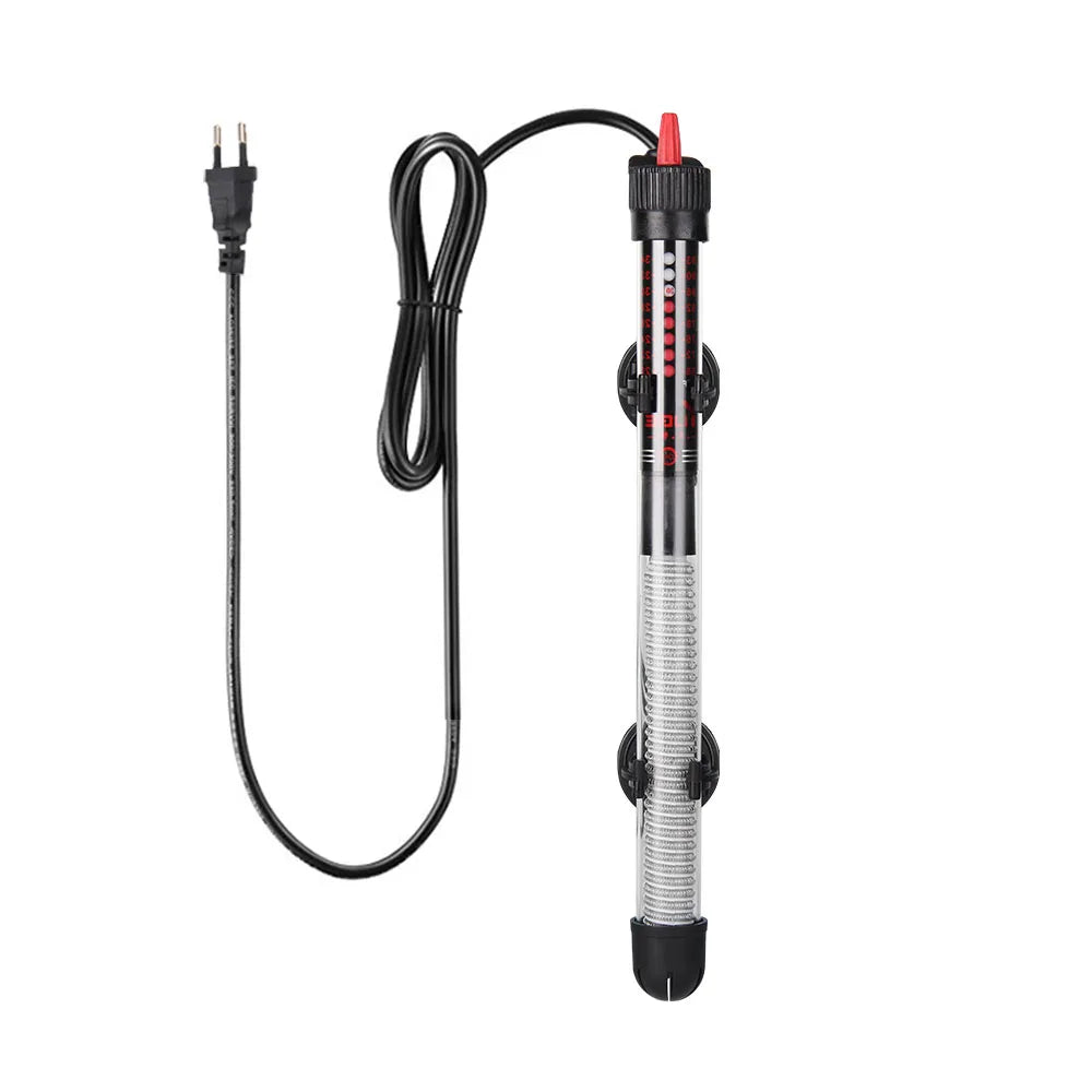 110v-220v Adjustable Temperature Thermostat Heater Rod 25W/ 50W/ 100W/ 200W/ 300W Submersible Aquarium Pet Friendly Supplies