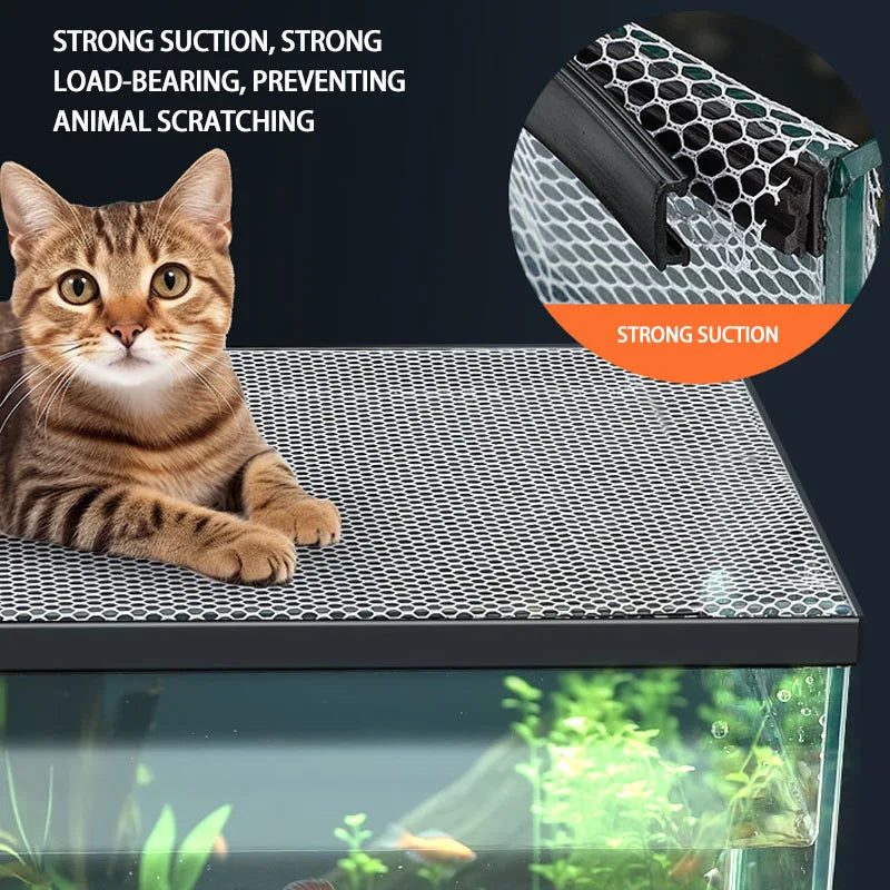 Fish tank Invisible anti jump net Pet Friendly Supplies