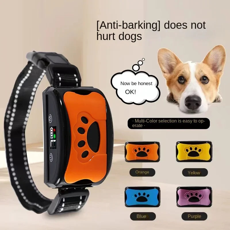 USB Electric Ultrasonic  Anti Barking Device Vibration Collar Pet Friendly Supplies