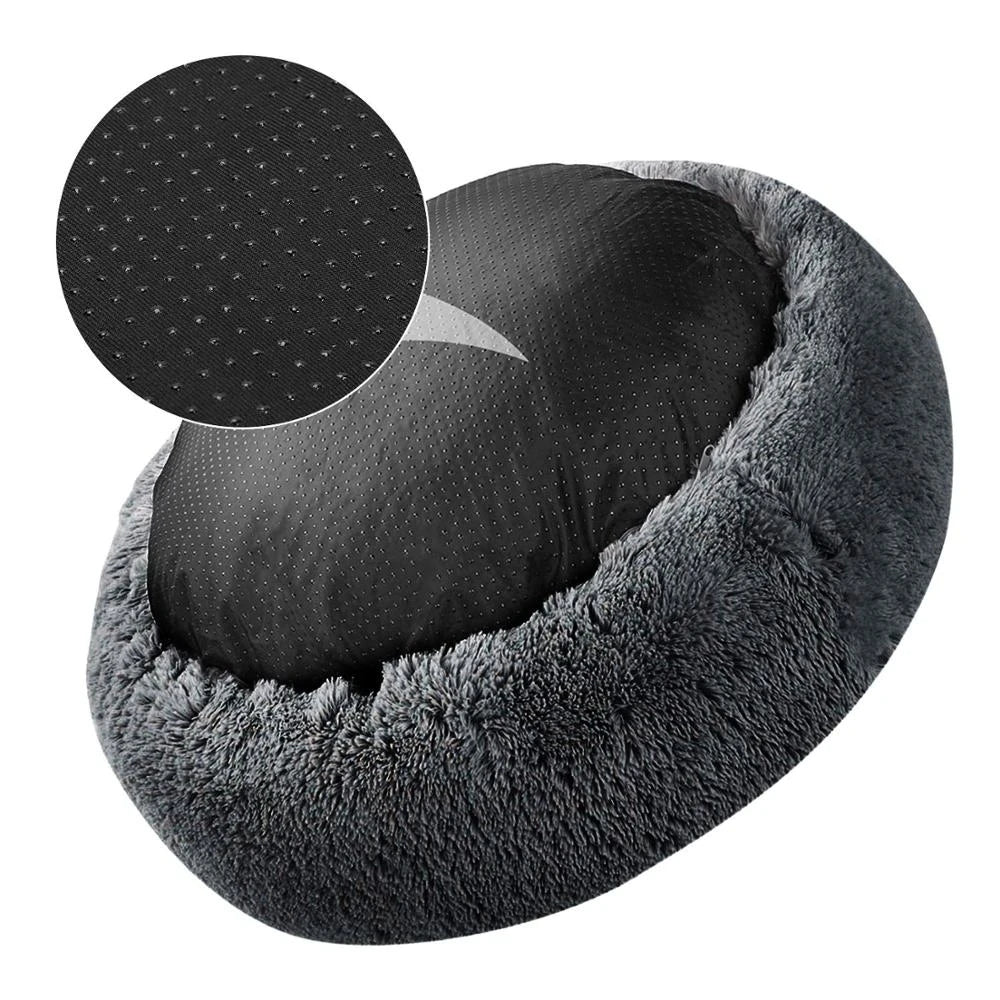 Fluffy Round Bed Pet Friendly Supplies