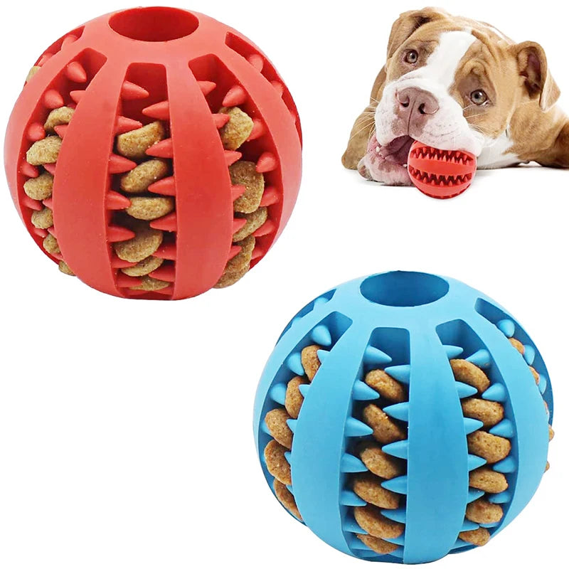 Interactive Dog Teething Ball Pet Friendly Supplies