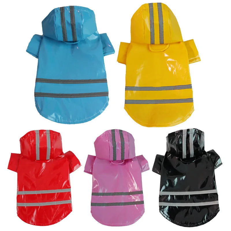 Waterproof and Reflective Dog Raincoat Pet Friendly Supplies