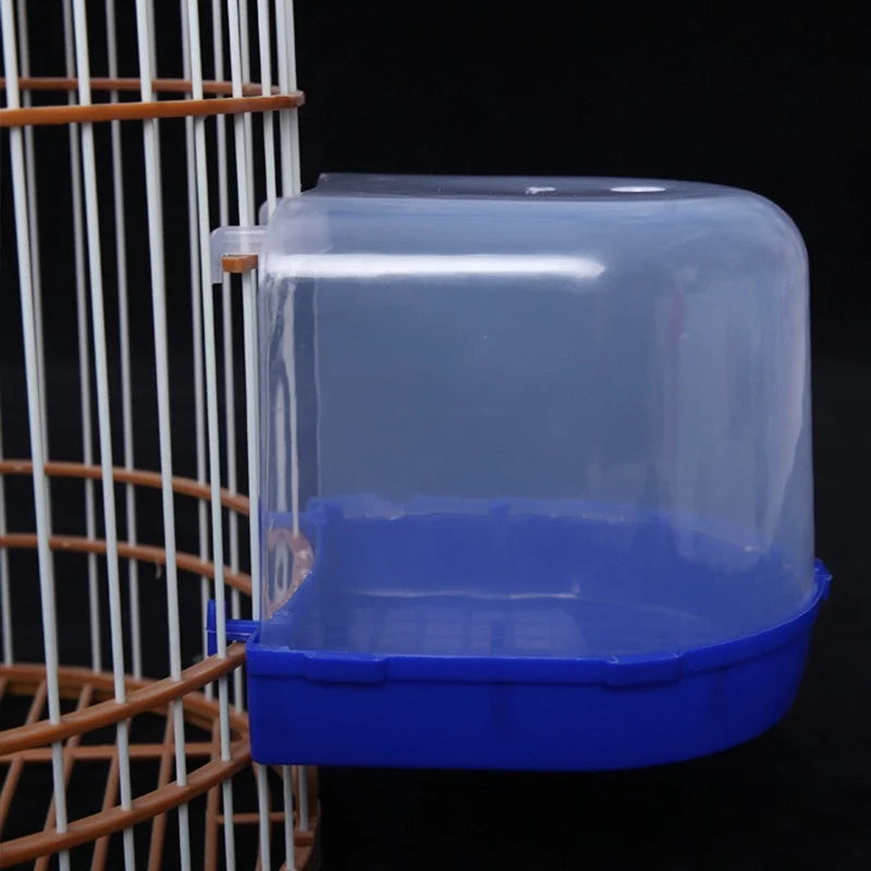 Hanging Bird Bath Cage Accessory for Small Birds - Pet Friendly Supplies