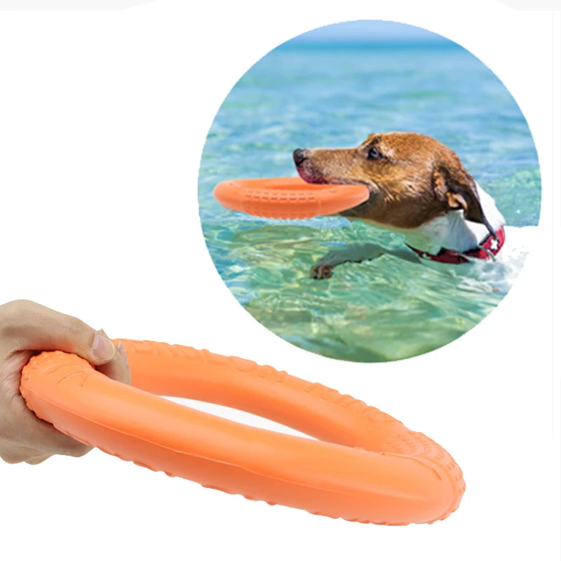 Floating Water Dog Flying Disk Training Ring Pet Friendly Supplies